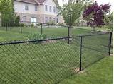 Brown Coated Chain Link Fence Pictures