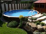 Pictures of Above Ground Pool Landscaping On A Budget