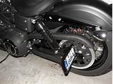 Pictures of Harley Davidson Dyna Side Mount License Plate