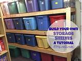 Build Your Own Basement Shelves Images