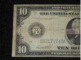 1914 Ten Dollar Bill Value Pictures