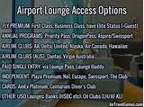 Best Travel Credit Card Airport Lounge Access