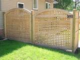 Wood Fence With Lattice Pictures