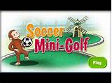 Curious George Soccer Mini Golf Pictures