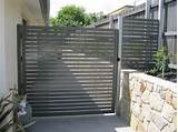 Aluminium Slat Fence Panels Images