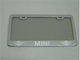 Photos of Mini Cooper Front License Plate Frame