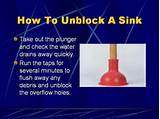 How To Unblock Drain Pipe Photos