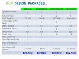 Web Hosting And Design Packages