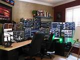 Day Trading Home Office Setup Photos