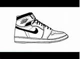 Images of How To Draw Jordans Shoes