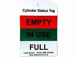 Images of Gas Cylinder Status Tags