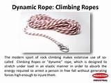 Dynamic Climbing Ropes Images