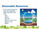 Things That Are Renewable Resources Pictures