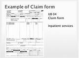 Pictures of Ub 04 Claim Form