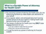 Power Of Attorney To Make Medical Decisions Images