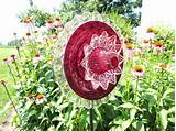Photos of Glass Flowers Made From Plates