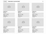 Line Sheet Fashion Template Images