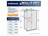 Photos of Samsung 24 5 Cu Ft Side By Side Refrigerator White