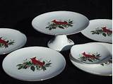 Images of Christmas Cardinal Plates