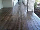 Stamped Concrete Wood Plank Pictures