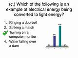 Images of Electrical Energy Being Converted To Light Energy