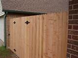 Photos of Cheap Wood Panel Fencing