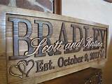 Personalized Carved Wood Signs