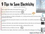 Save Electricity Model Images