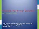 Pictures of University Of Akron Financial Aid