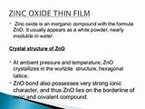 Zinc Oxide Dye Sensitized Solar Cell Images