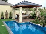 Backyard Landscaping Above Ground Pool Images