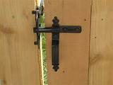 Photos of Install Gate Latch Wood Fence