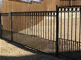 Pictures of Iron And Wood Fence