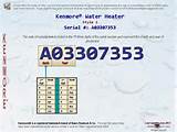 Water Heater Year By Serial Number Photos