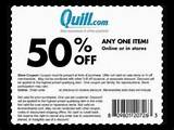 Pictures of Quill Office Supplies Coupon Codes