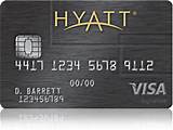 Hyatt Regency Rewards Credit Card Photos