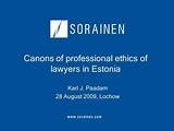 Canons Of Ethics For Lawyers Photos