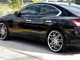 Nissan Maxima On 24 Inch Rims Images