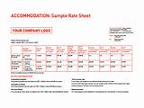 Images of It Consulting Rate Sheet