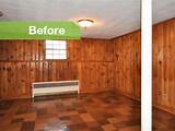 Painted Wood Panel Walls Before And After Pictures