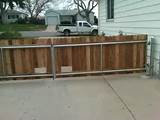 Photos of Wood Fence Using Chain Link Posts