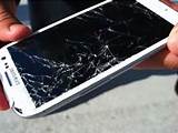 Pictures of Broken Phone Screen Repair