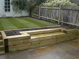 Garden Design Using Sleepers Photos