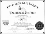 Certified Hotel Administrator Certification
