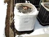 Images of Heat Pump Frozen