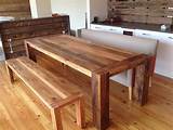 Pictures of Barn Wood Kitchen Table