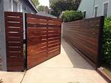 Wood Fence Horizontal Images