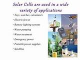 Solar Cell Uses Photos