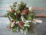 Photos of Pine Cone Flower Bouquet