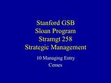 Stanford Strategic Marketing Management Photos